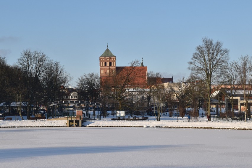 Mroźny dzień w Chojnicach