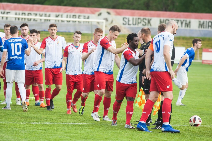 Gryf Słupsk - Gedania Gdańsk 3:0 (2:0).