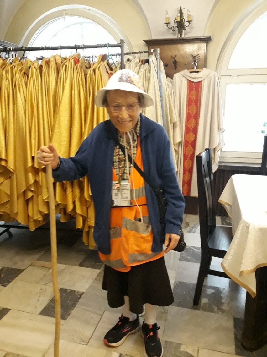 95-letnia kobieta przeszła samotną pielgrzymkę z Włoch na Jasną Górę