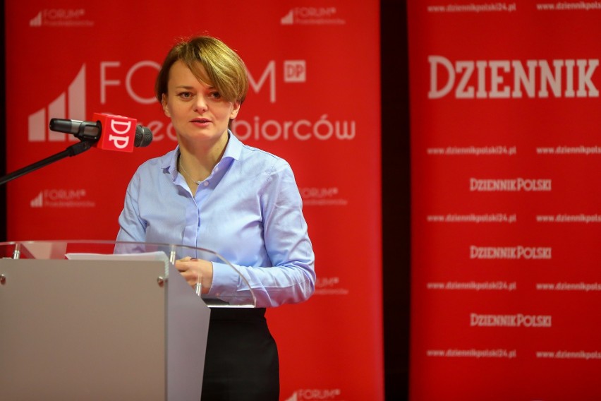 Jadwiga Emilewicz: Polskie firmy muszą zwiększyć produktywność. Celem jest utrzymanie wzrostu gospodarczego powyżej 3 procent 