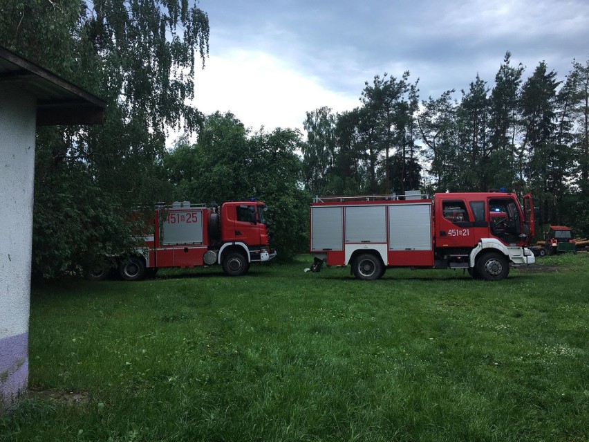 Działania strażaków polegały na oddymieniu pomieszczenia i...