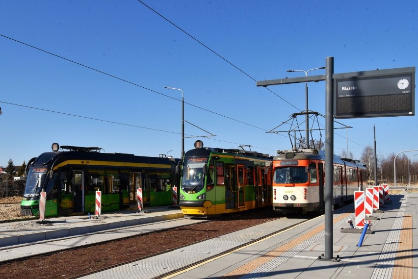 Testy dowiodły, że trasa tramwaju na Naramowice, do ul....