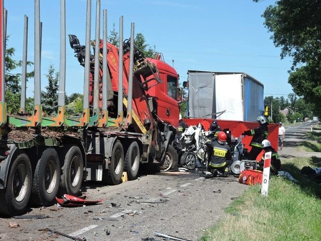 Myszyniec Stary. Śmiertelny wypadek 24.06.2019