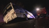Wypadek autobusu na DK 8 (wideo)