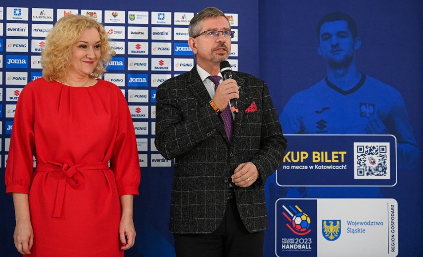 Konferencja prasowa przed meczem gwiazd odbyła się w Spodku...