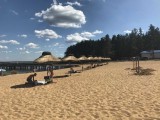 Plaża w Bondarach. Nowe inwestycje na plaży. Parasole, siłownia i plac zabaw (zdjęcia)