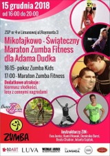 Mikołajkowo-Świąteczny Maraton Zumba Fitness dla Adama Dudka