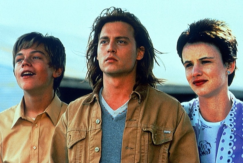Leonardo DiCaprio, Johnny Depp, Juliette Lewis, "Co gryzie...