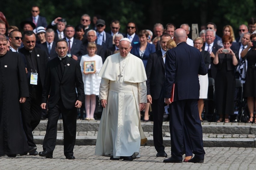 Papież Franciszek w Auschwitz Birkenau