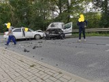 Wypadek na drodze nr 8 w pobliżu granicy z Czechami. Trasa zablokowana