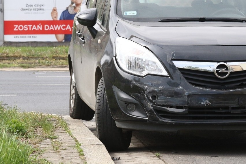 Wypadek na obwodnicy śródmiejskiej. Zderzenie dwóch aut (ZDJĘCIA)