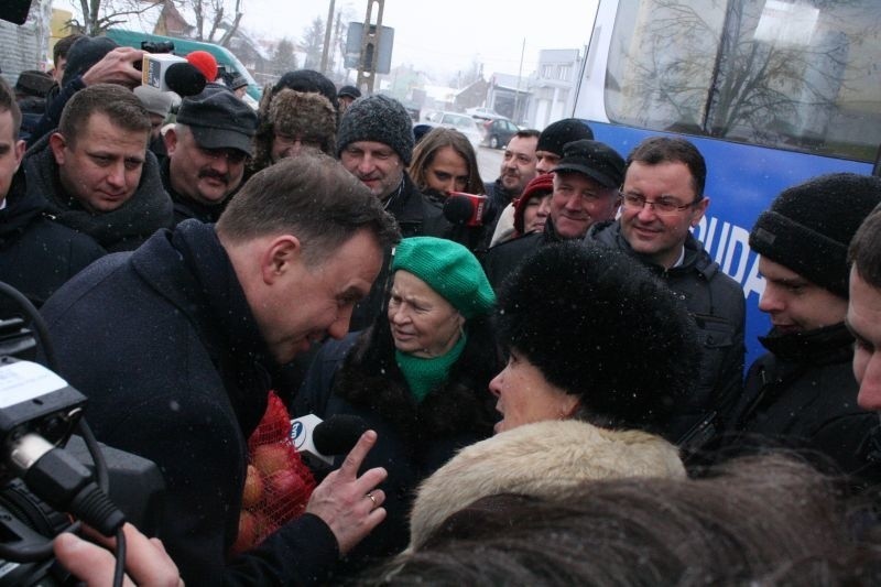 Andrzej Duda w Ostrowi Mazowieckiej