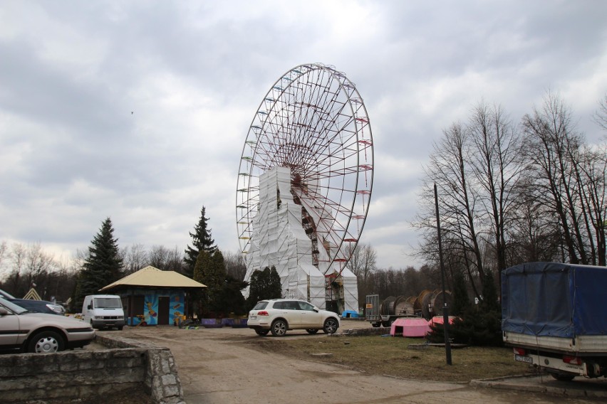 Budowa roller coastera w Chorzowie