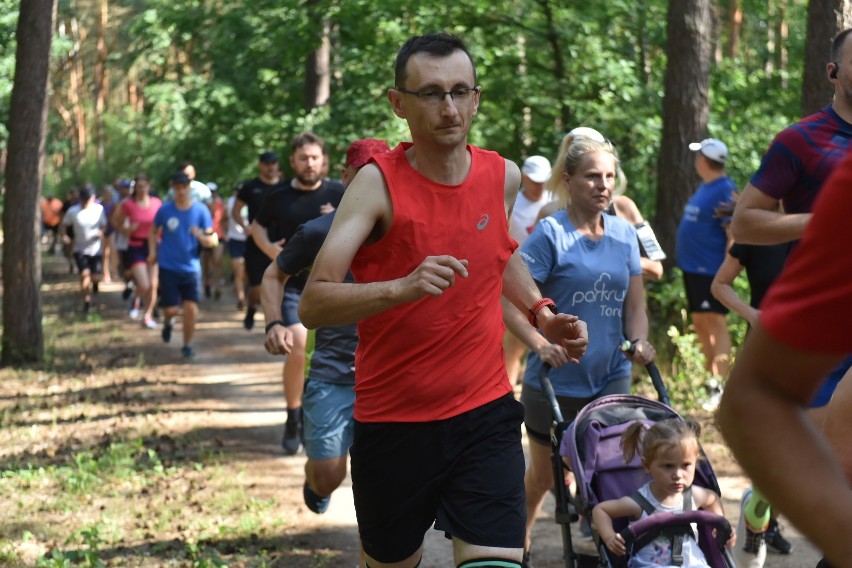 Park Run Toruń 357 - tak było w lesie na Skarpie 15 lipca