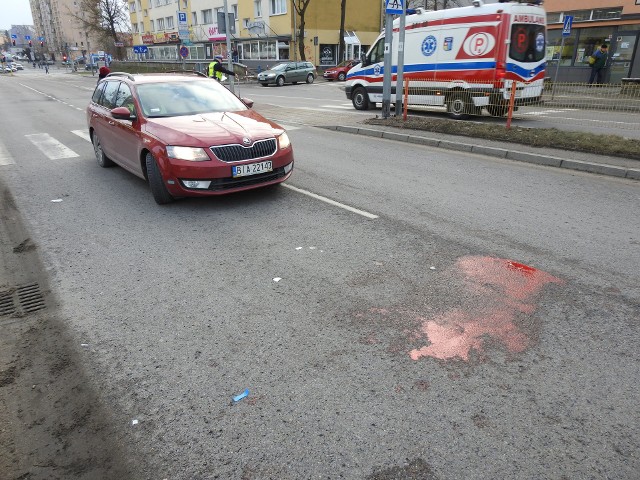 Wypadek na ul. Żabiej w Białymstoku