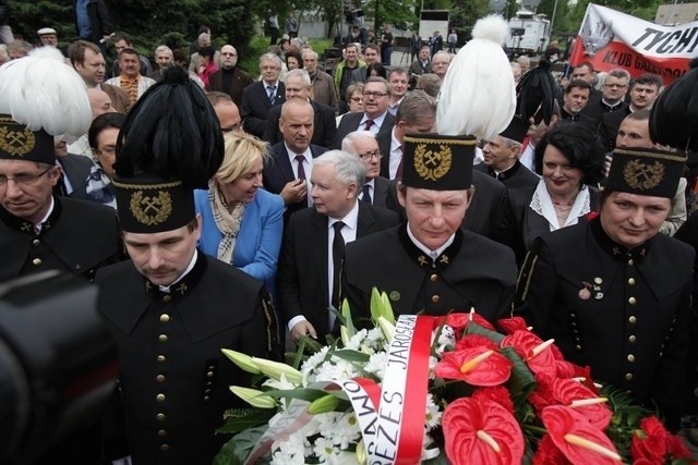 Jarosław Kaczyński w Katowicach