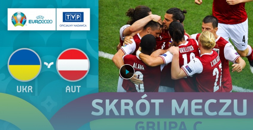 Euro 2020. Skrót meczu Ukraina - Austria 0:1 [WIDEO]. Austriacy grają dalej
