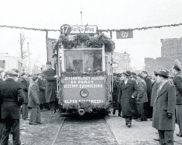 Z okazji kongresu we Wrocławiu otwarto pierwszą po wojnie linię tramwajową