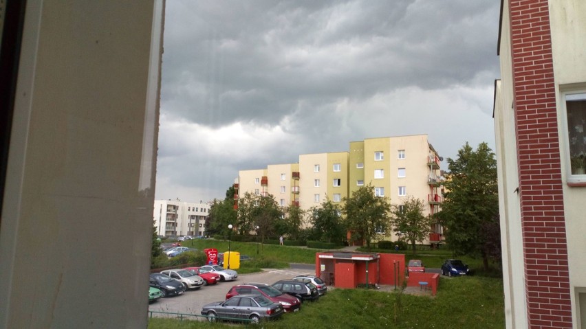 Niebo przed burzą w Lublinie