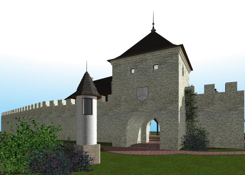 Czeladź chce odbudować średniowieczne mury obronne [ZDJĘCIA, WIZUALIZACJE]