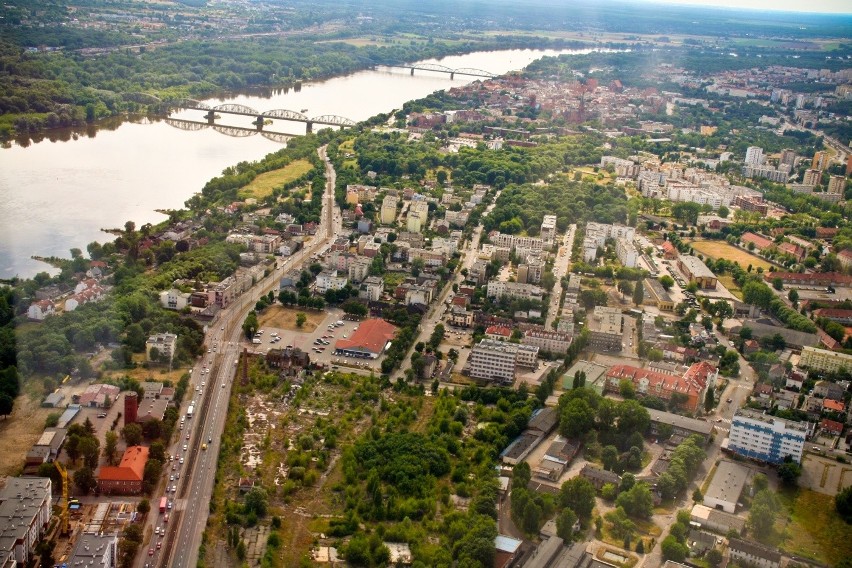 Toruń z lotu ptaka....