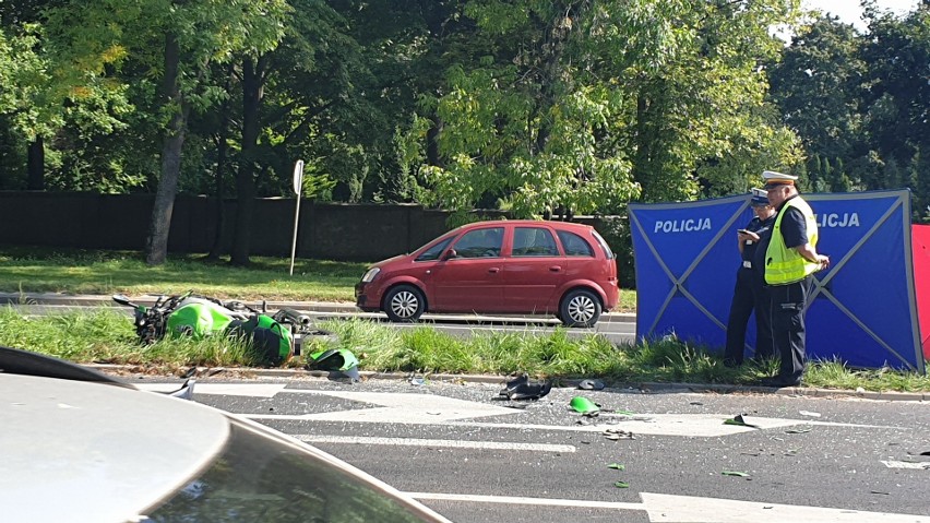 Śmiertelny wypadek motocyklisty w Łodzi. Do tragicznego...