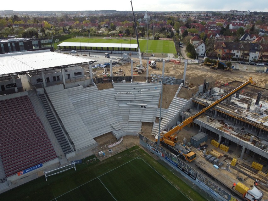 Stadion Pogoni - zmiany na obiekcie w pierwszym tygodniu...