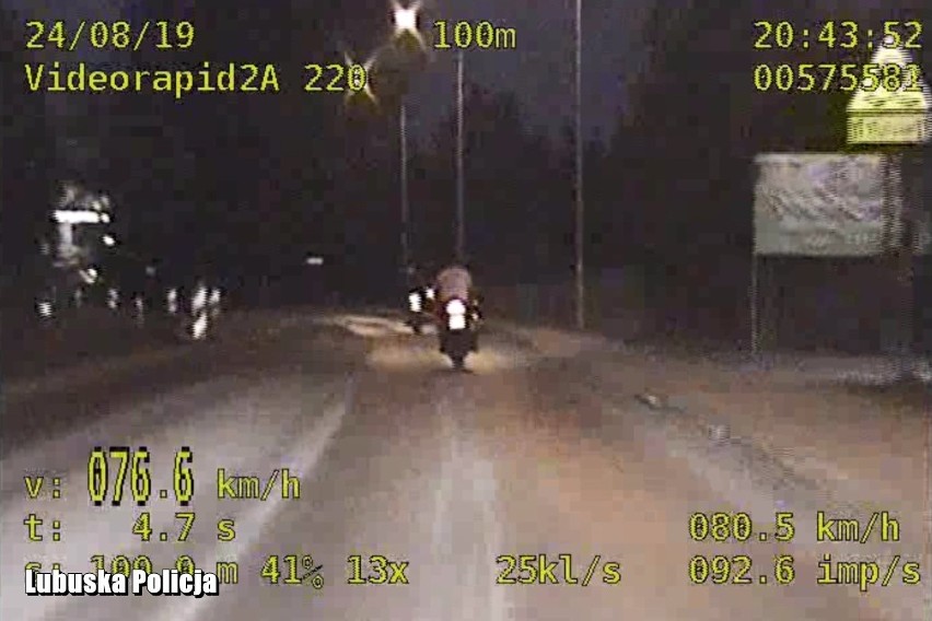 LUBUSKIE: Szalona ucieczka motocyklistów. Blisko 200 km/h i łamanie przepisów. Zostali zatrzymani przez policjantów z grupy SPEED [WIDEO]
