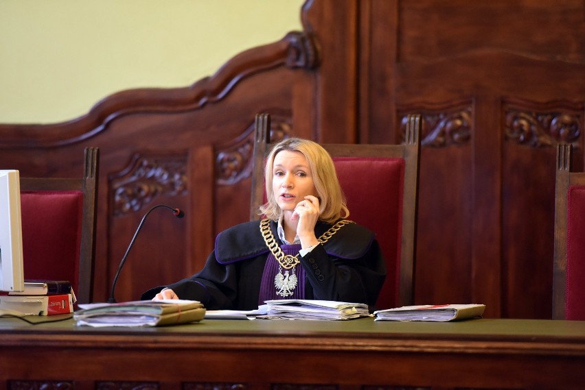 Sędzia Monika Smaga-Leśniewska przesłuchiwała w Sądzie...