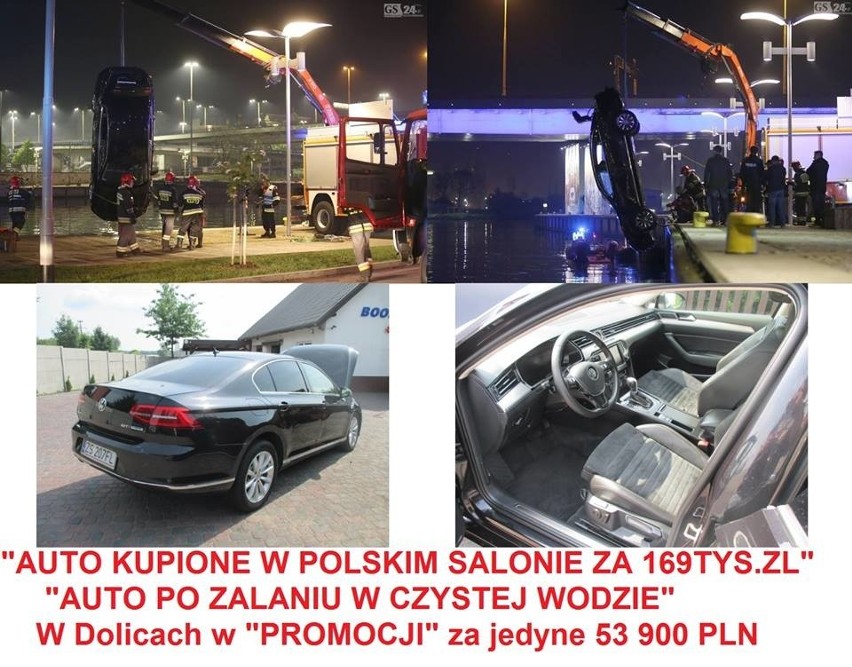 Pamiętacie auto, które wjechało do Odry? Zdaje się, że można je kupić