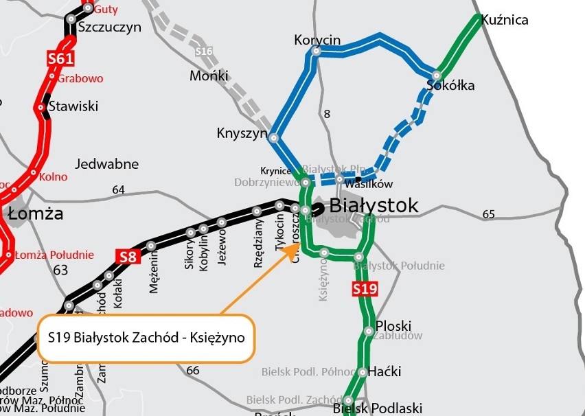 S19. Budimex wybuduje odcinek zachodnio-południowej obwodnicy Białegostoku. To fragment Via Carpatii: Białystok Zachód-Księżyno
