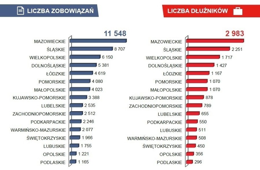 Do blisko 442 mln zł wzrosło zadłużenie branży...