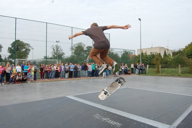 Skatepark jest w Kcyni. Obiektu doczekała też szubińska młodzież  (na zdjęciu). Nakło jeszcze czeka/