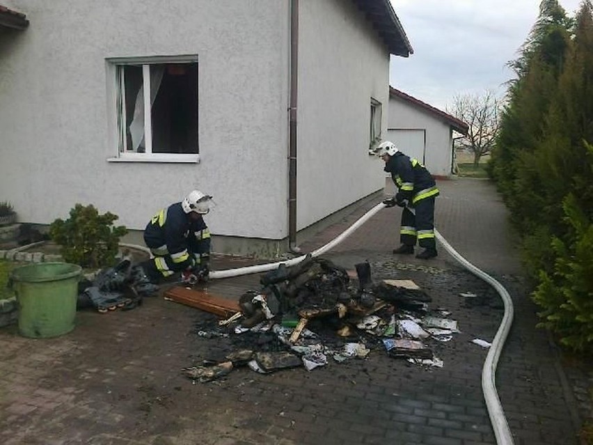 Strażacy OSP Dobrcz mieli wczoraj pełne ręce roboty