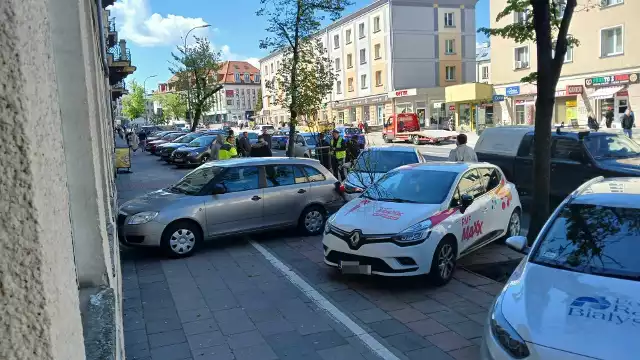 Do zdarzenia doszło w piątek na ul. Sienkiewicza w Białymstoku