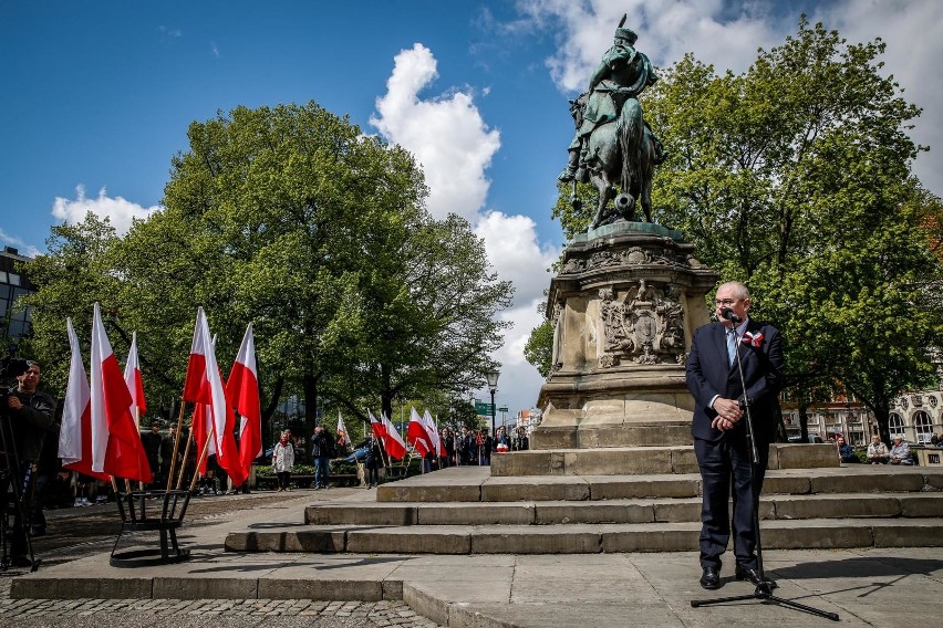 Obchody rocznicy uchwalenia Konstytucji 3 Maja w Gdańsku...