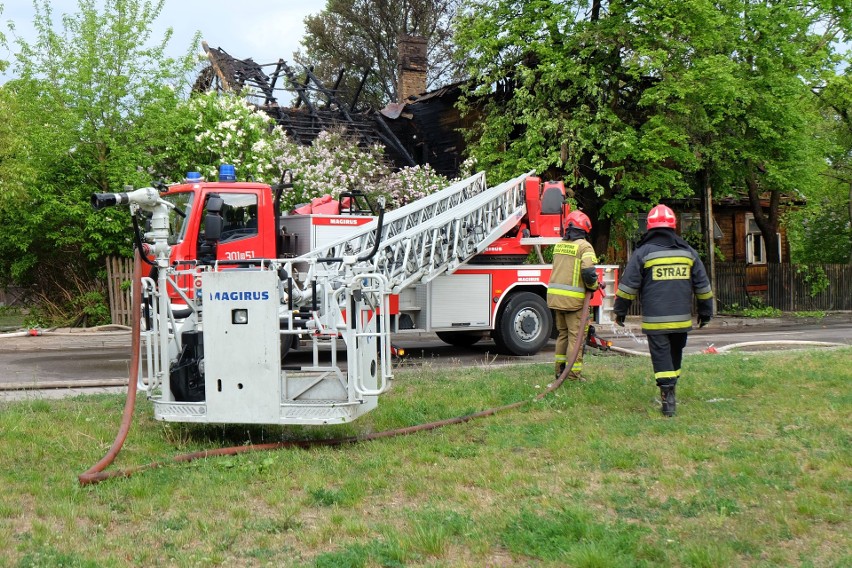 Dwie osoby zginęły w pożarze domu przy ulicy Grunwaldzkiej...