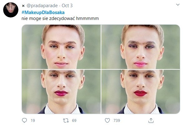 Krzysztof Bosak makijażu nie nosi. Ale internet go prosi....