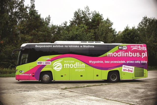 Modlin Bus oferuje dojazd z Łodzi i Warszawy na lotnisko w Modlinie