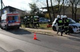 Wypadek w Starokrzepicach. Ranny został kierowca jednego z samochodów biorących udział w zdarzeniu