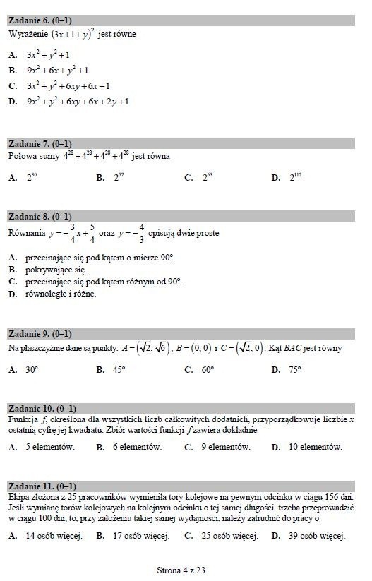 Próbna matura 2014 z matematyki już dzisiaj! Arkusze CKE i...