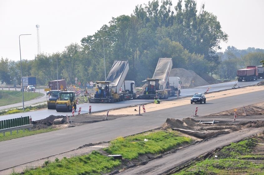 Tak wyglądał plac budowy na odcinkach: Wronczyn - Kościan...