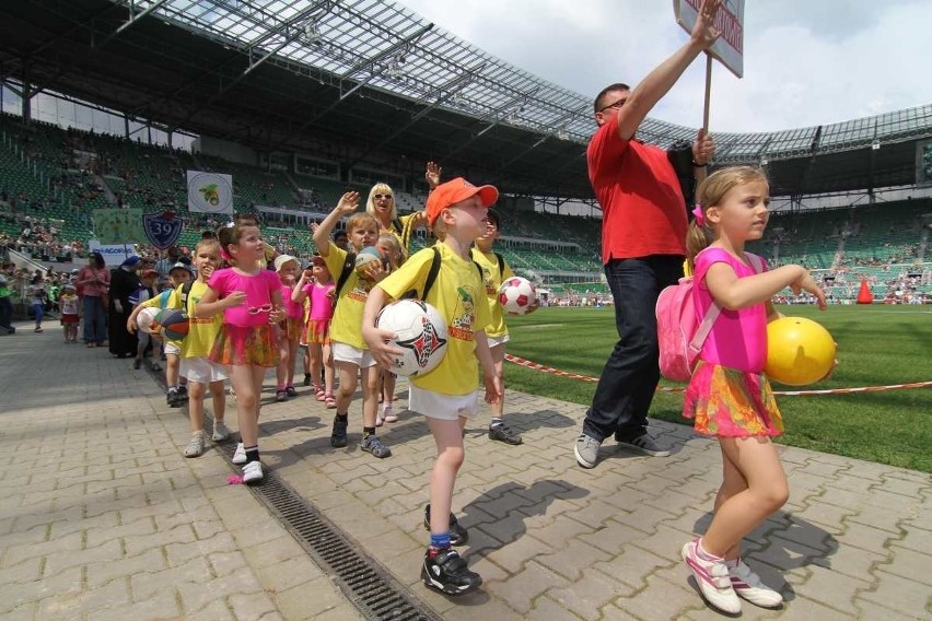 Wrocław: Dzień Przedszkolaka na Stadionie Miejskim (ZDJĘCIA, FILM)