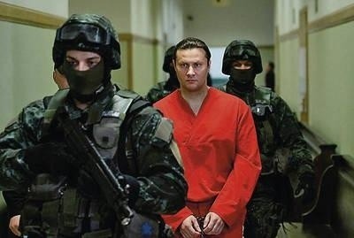 Oskarżony Ryszard Bogucki podczas przerwy w rozprawie w Sądzie Okręgowym w Warszawie Fot. Tomasz Gzell (PAP)