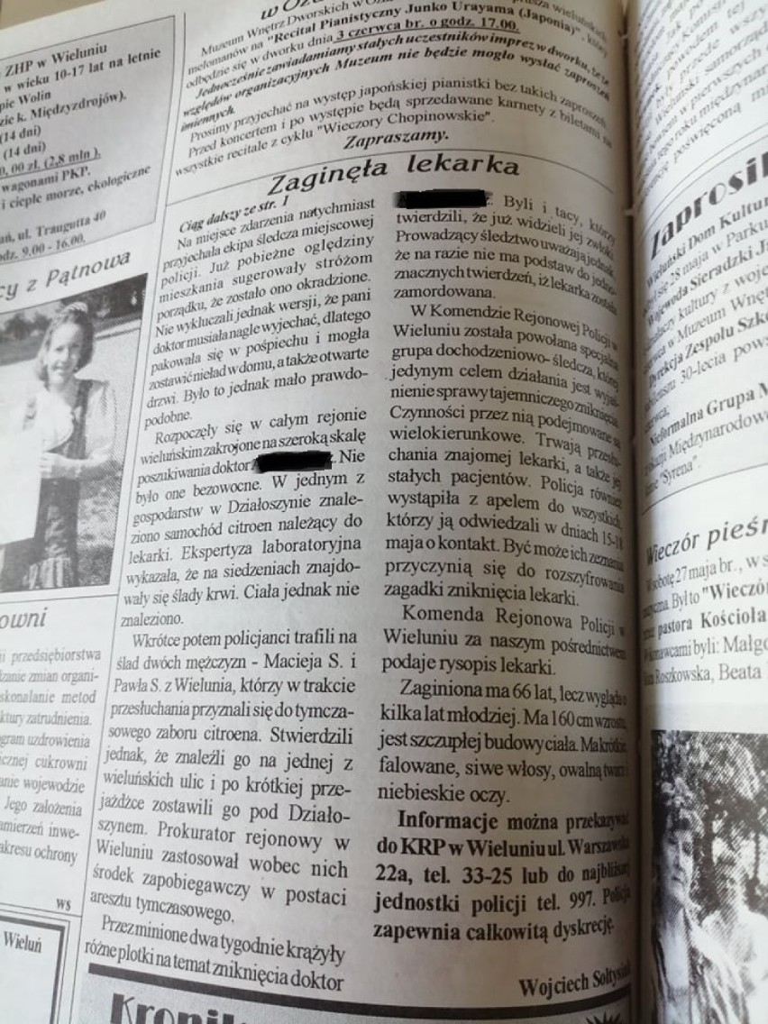 „Ziemia Wieluńska” z 1 czerwca 1995 r.