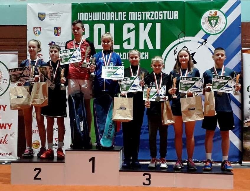 Badminton. Mistrzostwa Polski. Kamil z brązowym medalem