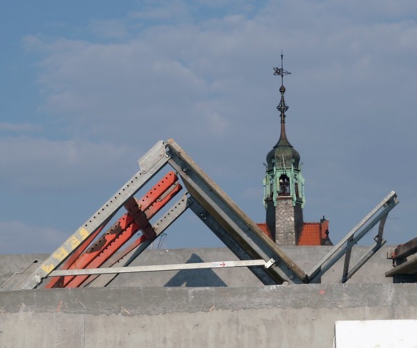 Zdjecia z budowy Galerii Slupsk pomiedzy ulicami Tuwima i...