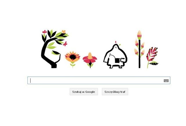 Dzisiaj Pierwszy Dzień Wiosny. Przed laty z tej okazji Google dawało Doodle.