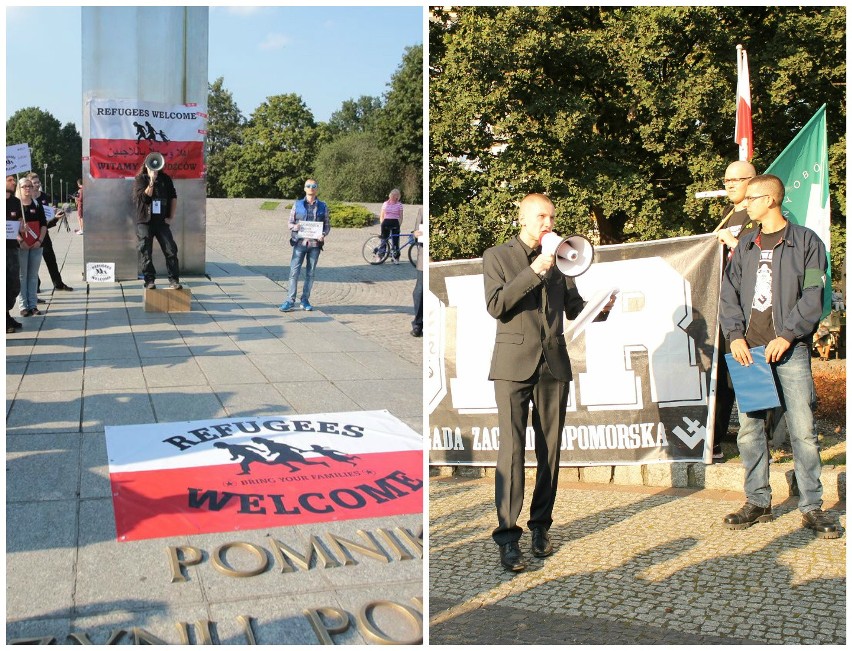 Dziś w Szczecinie odbyły się dwie manifestacje w sprawie...