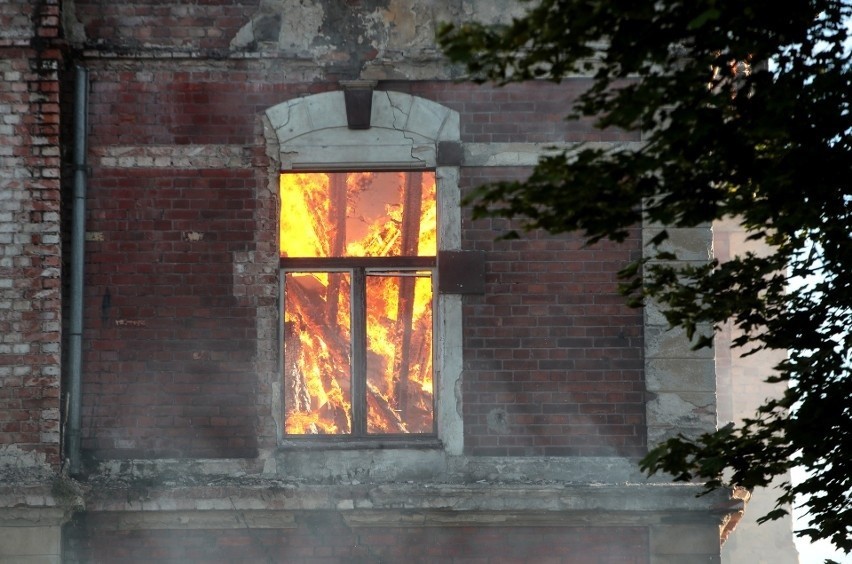 Zdjęcia z pożaru w Podjuchach